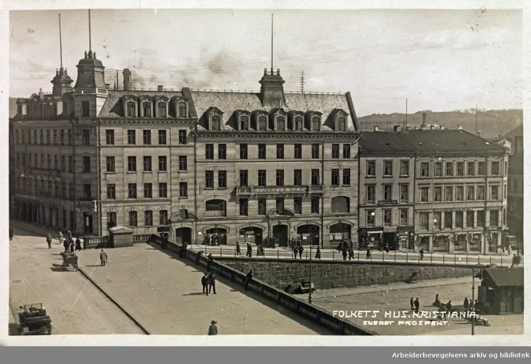 folkets hus oslo postkort