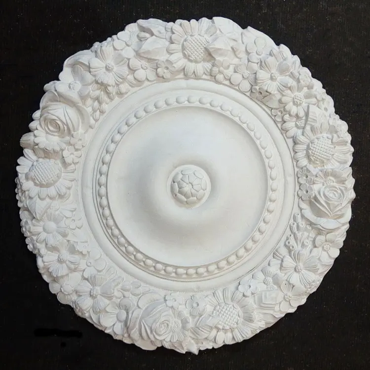 gipsrosett blomster