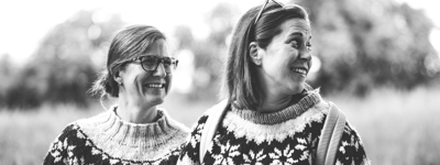 Om hus og folk profilbilde svart hvitt