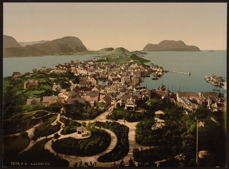 Aalesund Panorama 1890 1900