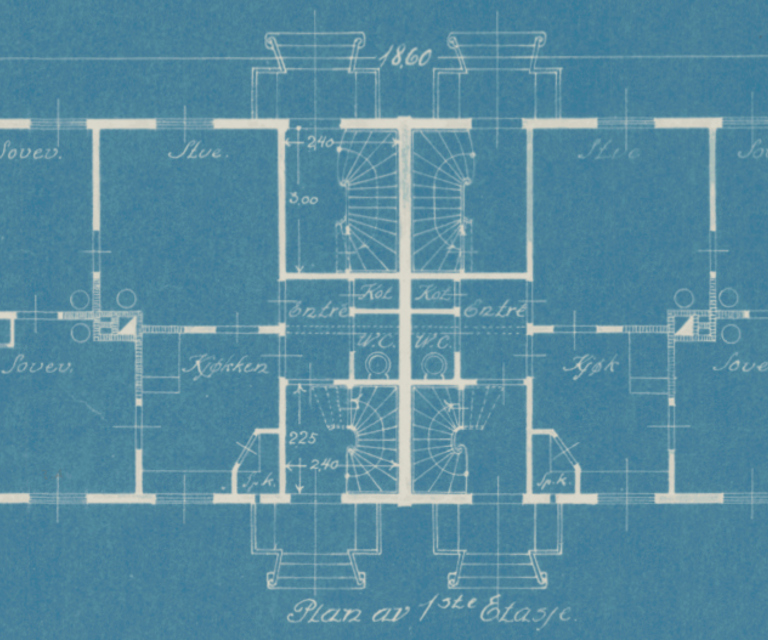 typetegninger rosenborg trondheim plan