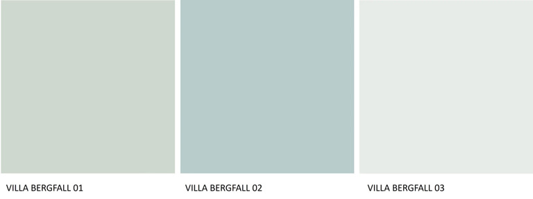 Fargekart Villa Bergfall 2