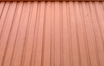 Kledning: toppskårne bord. Foto: Christel Wigen Grøndahl, Bygg og Bevar