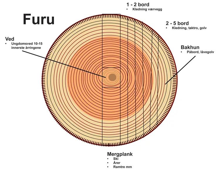 Tre - Utnyttelse av stokken