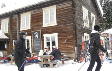 Tyri-Hans - populært sted for skiturister og hytteeiere i Kvitfjell. Foto: CEWG