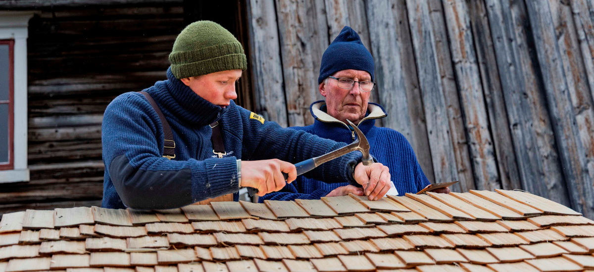 Flistekking. Foto: Marlen L Hagen, Bygg og Bevar