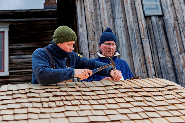 Flistekking. Foto: Marlen L Hagen, Bygg og Bevar
