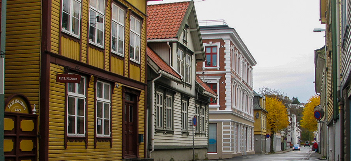 Strandgata i Egersund. Foto: Byantikvaren i Eigersund