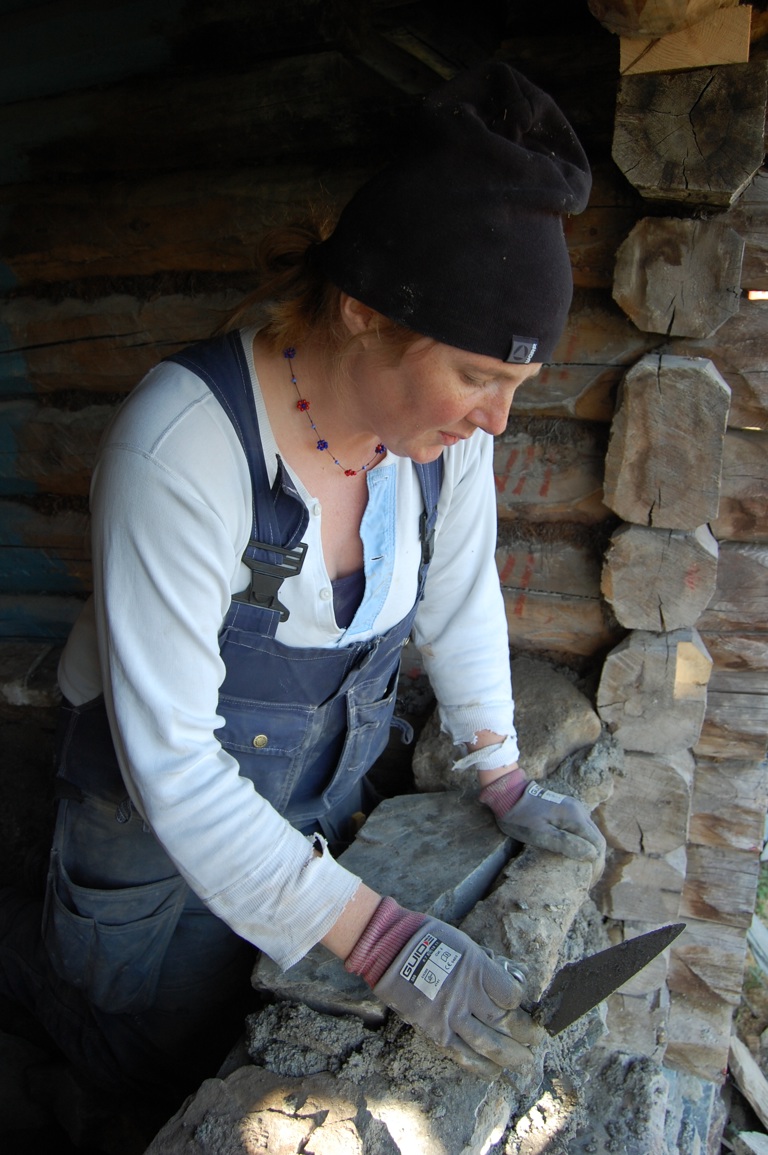Muring med naturstein og kalkmørtel. Foto: Norsk Kulturminnefond