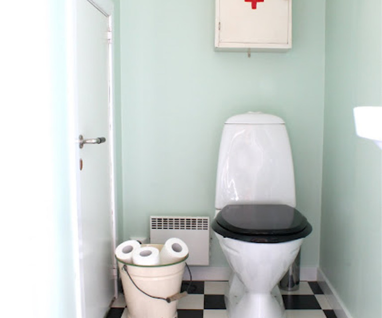 WC med klassiske detaljer. Foto: Liv J Sandvik Jakobsen