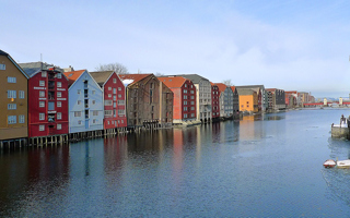 Bryggene i Trondheim. Foto: NTNU/ Ole Tolstad