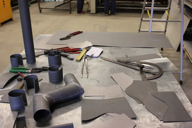 Nedløpsbend og utkast starter med utbretting Foto Terje Granås.JPG