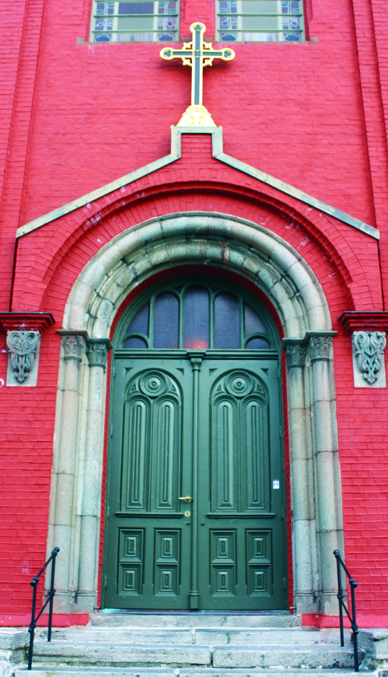 Kirkedøren til St.Petri i Stavanger. Foto: Elisabeth Østby
