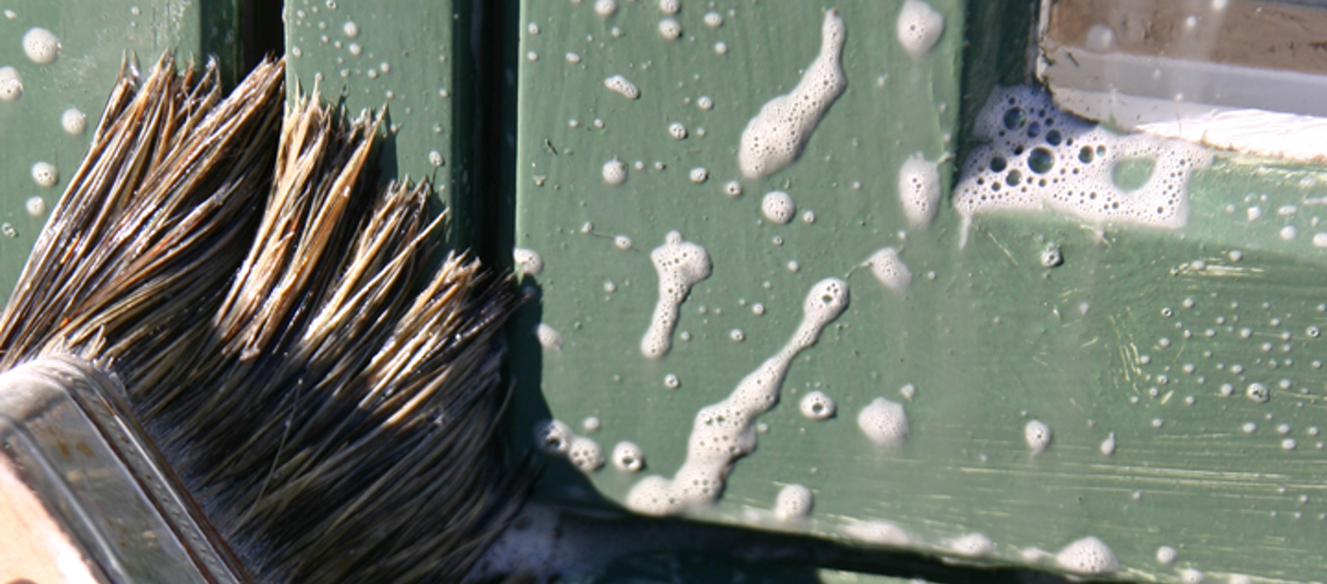 En vask hver vår forlenger oppussingsintervallene. Foto: Elsa "Sprossa" Rønnevig