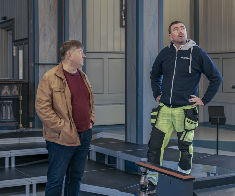 Innvendige arbeider tas neste år, med utbedring av vannskader og maling.