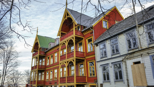 Fasade Thingvallagården, Trondheim. Foto: Bente Haarstad