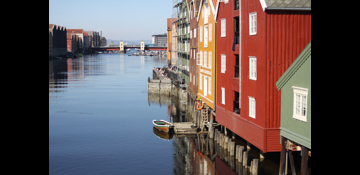 Det gode liv ved elva. Trondheim. Foto: Christel E. Wigen Grøndahl