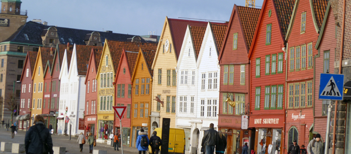 Bryggen i Bergen. Foto: Sigrid Solheim Murud