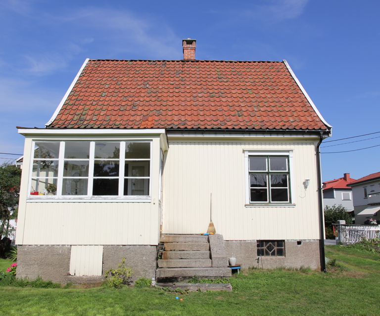 Villa Dammen fra 1935. Foto: Bjørge Sandberg-Kristoffersen