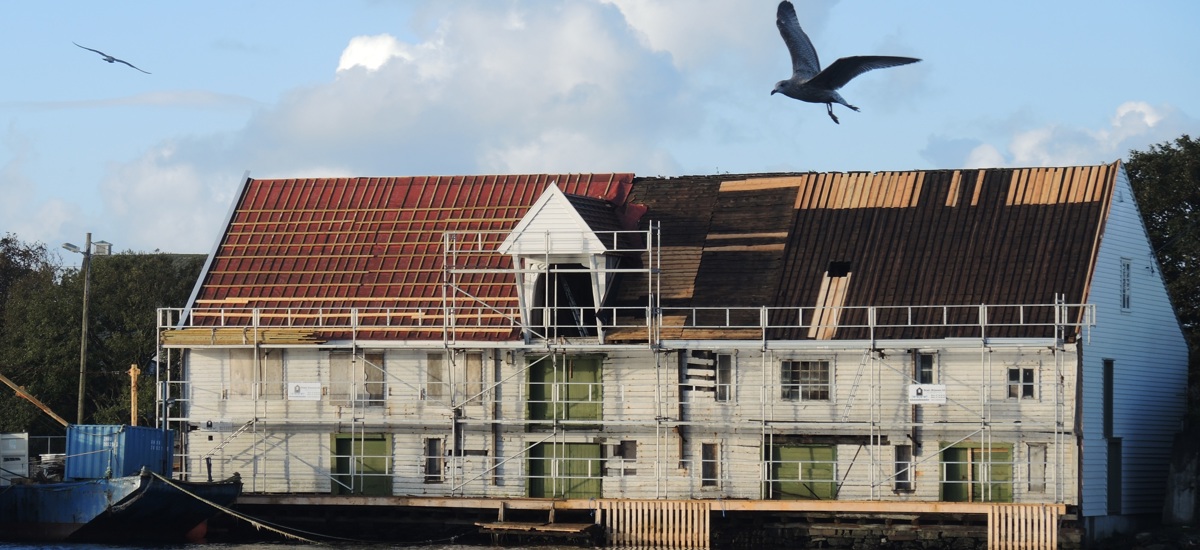 Davehuset på Vibrandsøy i Haugesund Foto: Trygve Eriksen jr.