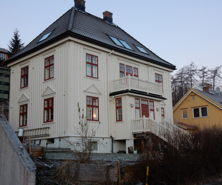 Nils Stavnes vei 6 (2016). Antikvarisk klasse B. Foto: Byantikvaren i Trondheim