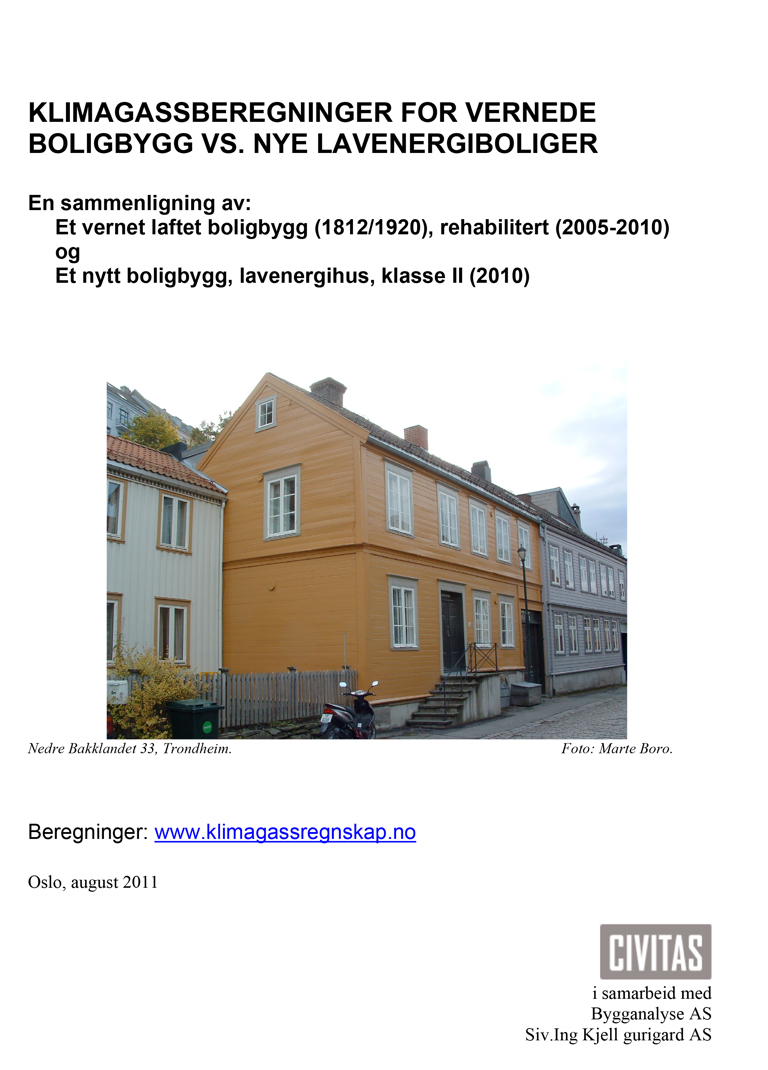 forside Klimagassberegninger for vernede boligbygg vs lavenergibygninger-1.jpg