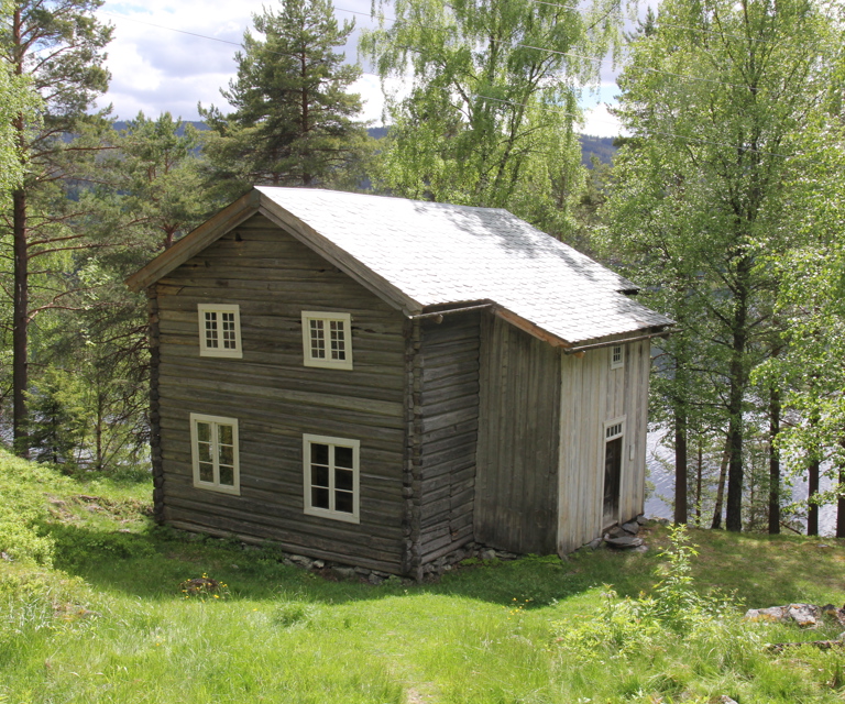 Hovedhus-fra-Hoeve-fra-mellom-1800-1850-paa-Valdres-Folkemuseum-Foto:-Bygg-og-Bevar