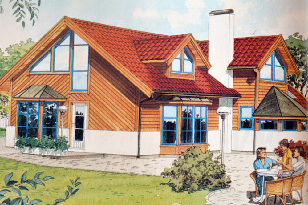 Postmodernistisk-ferdighus.-Ill:-Vestlandshus